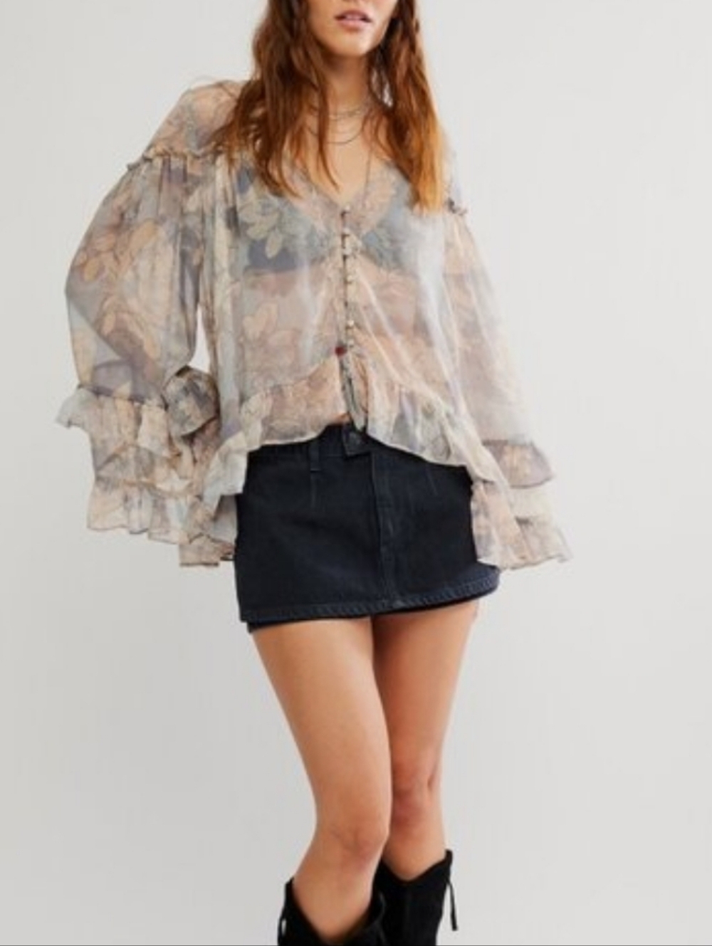 NWT Free People Day Dreaming Blouse. Medium